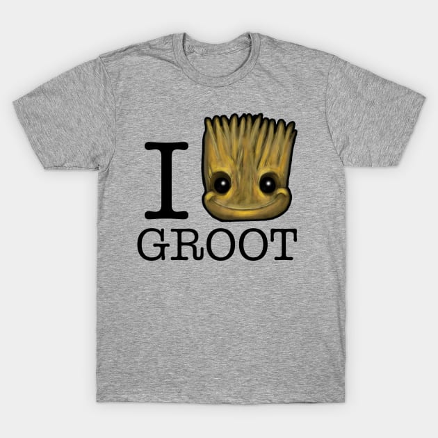 I love groot T-Shirt by absolemstudio